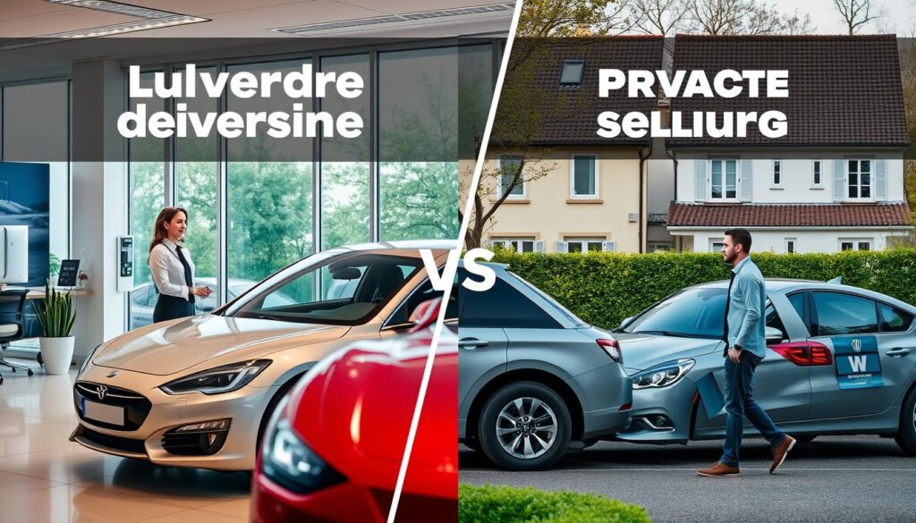 Comparaison achat voiture d'occasion chez professionnel vs particulier