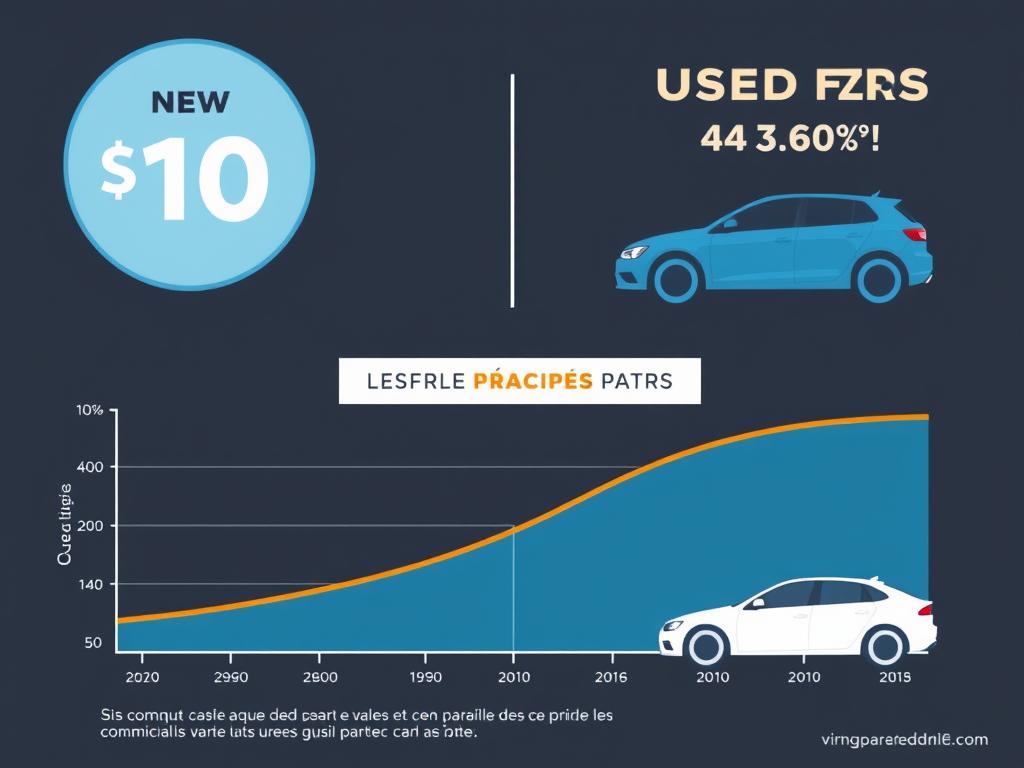 Comparaison prix voitures neuves et d'occasion