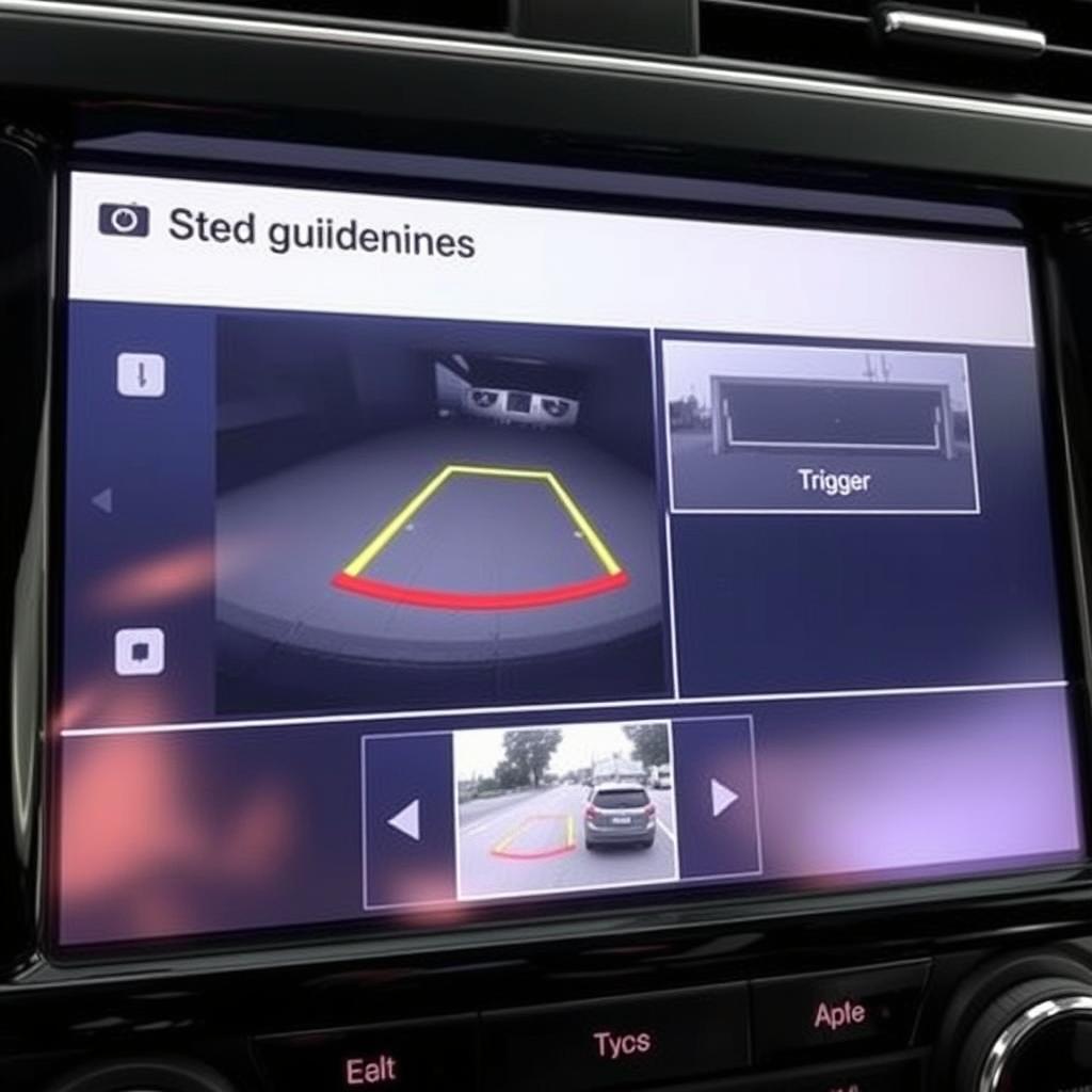 Configuration d'une caméra de recul sur un centre multimédia automobile