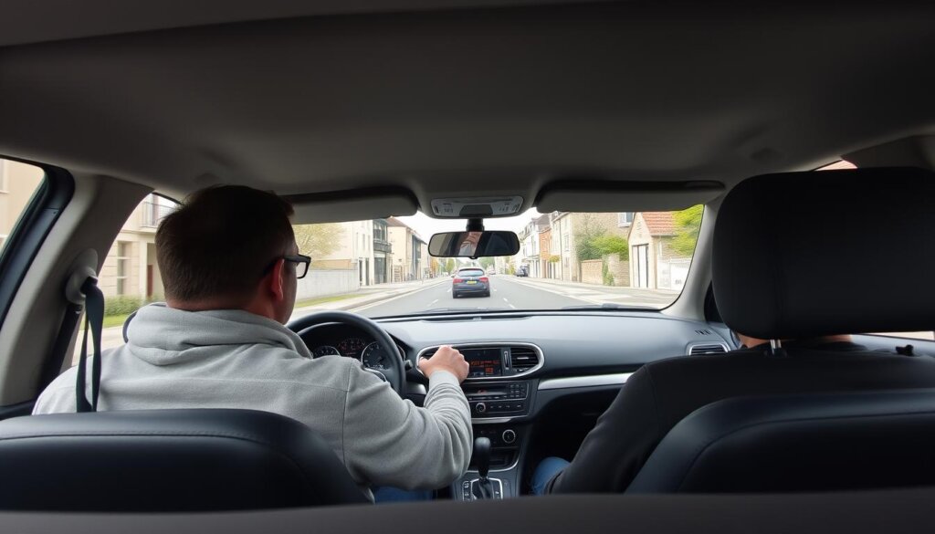 Essai routier d'une voiture d'occasion avant achat