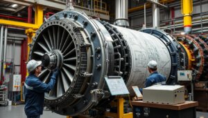 Installation et maintenance de turbines et de compresseurs industriels