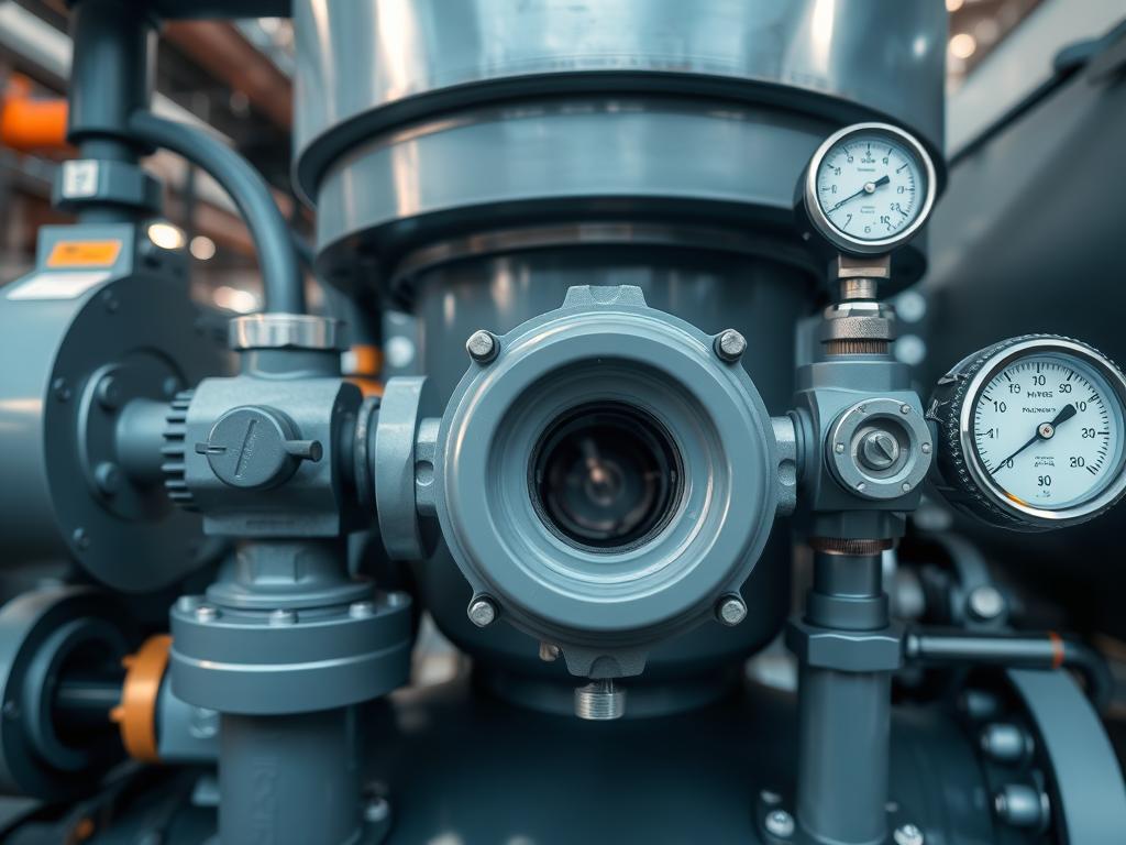 Système d'admission d'un compresseur industriel