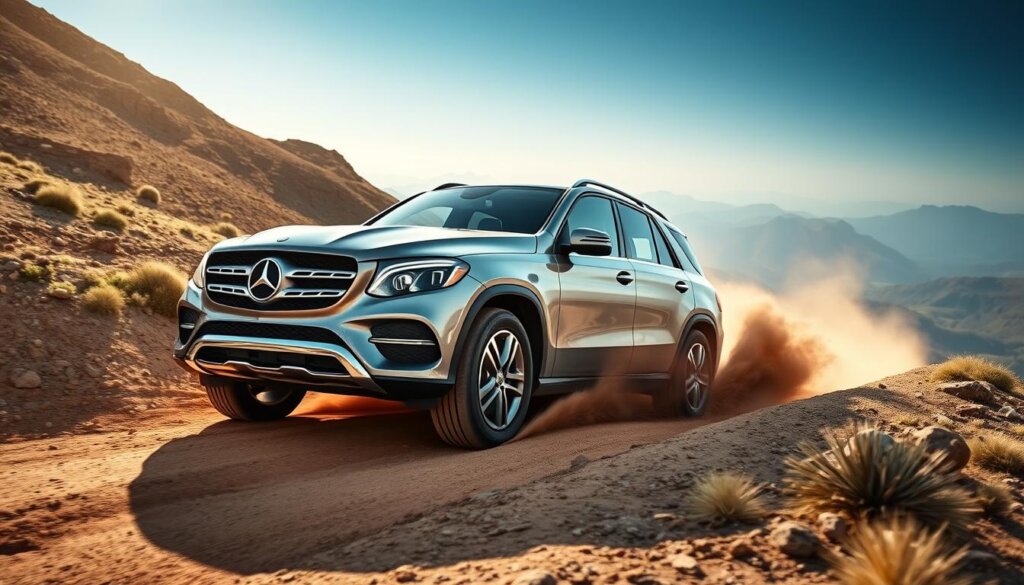 Mercedes GLE SUV montrant la polyvalence des automobiles Mercedes