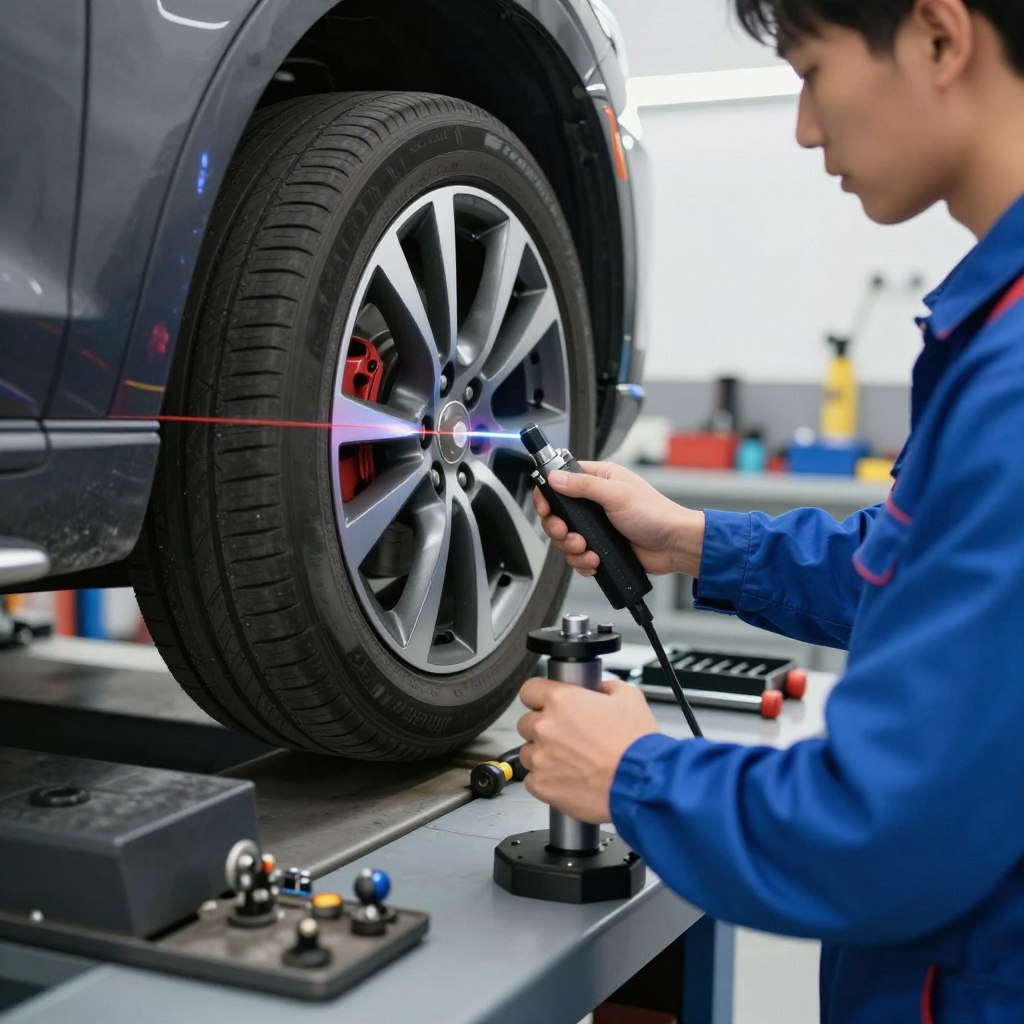 Alignement précis des roues