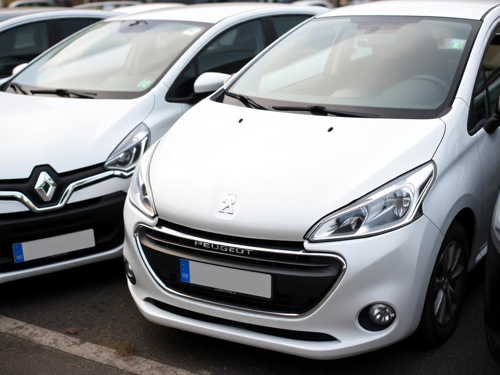 Citadines d'occasion populaires en France avec prix des voitures d'occasion