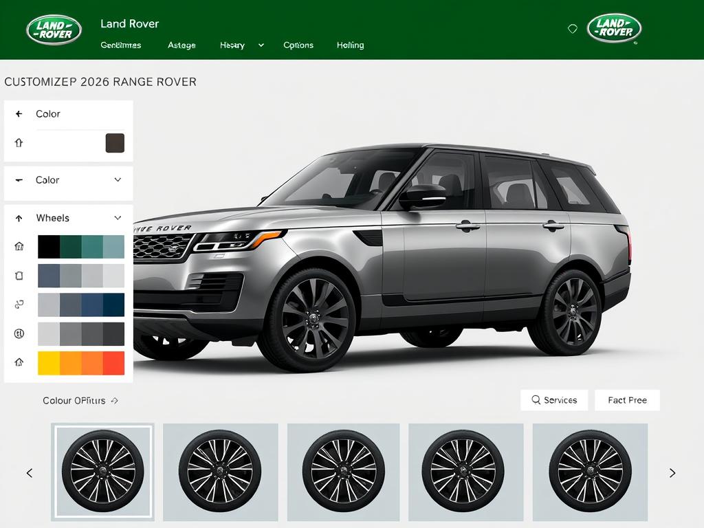 Configurateur Land Rover 2026