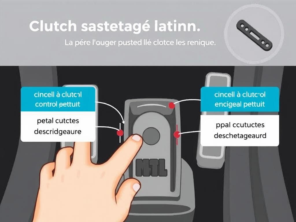 Démonstration du point de patinage de l'embrayage