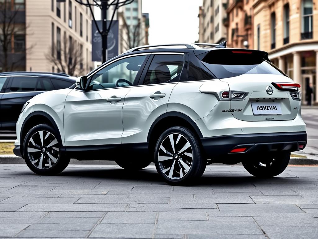 Design extérieur du Nissan Qashqai 2026 avec nouvelle calandre et jantes