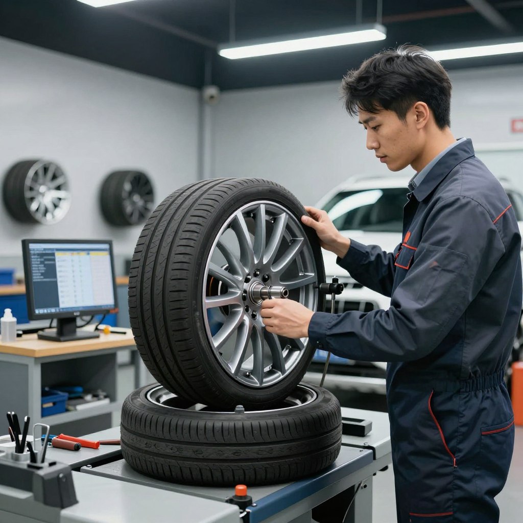 Équilibrage de roues