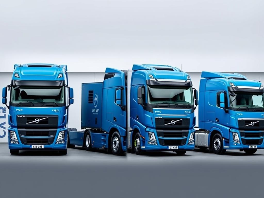La gamme complète de camions électriques Volvo