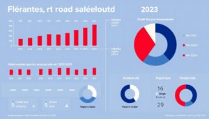 Graphique montrant les statistiques d'accidents mortels sur les routes françaises