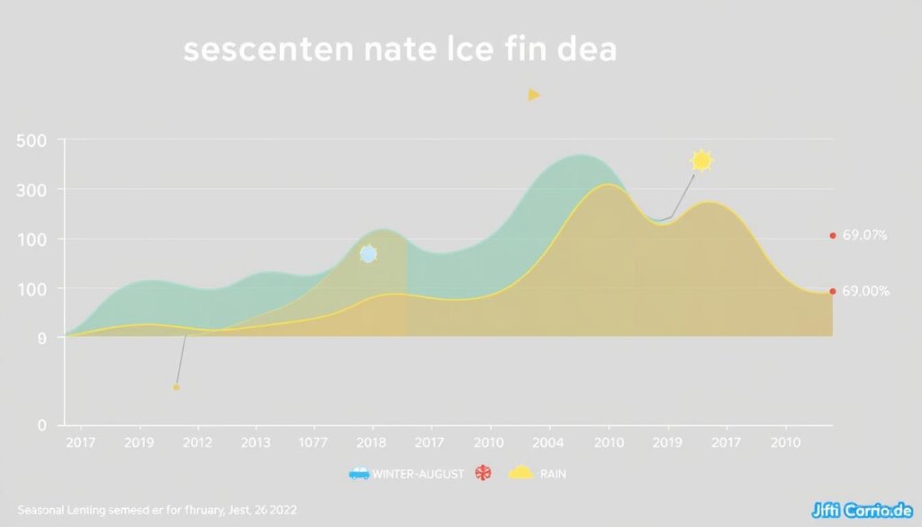 Graphique montrant les variations saisonnières des accidents routiers en France