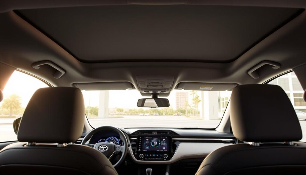 Intérieur du nouveau Toyota RAV4 2026 montrant le tableau de bord numérique