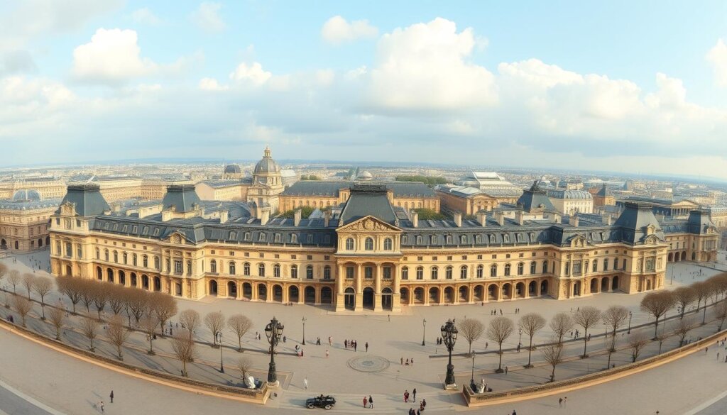Le Nouveau Louvre de Napoléon III conçu par les architectes Visconti et Lefuel