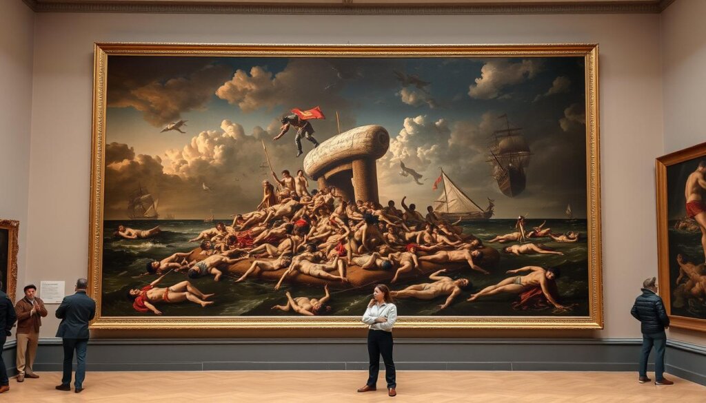 Le Radeau de la Méduse de Géricault, chef-d'œuvre incontournable du musée du Louvre
