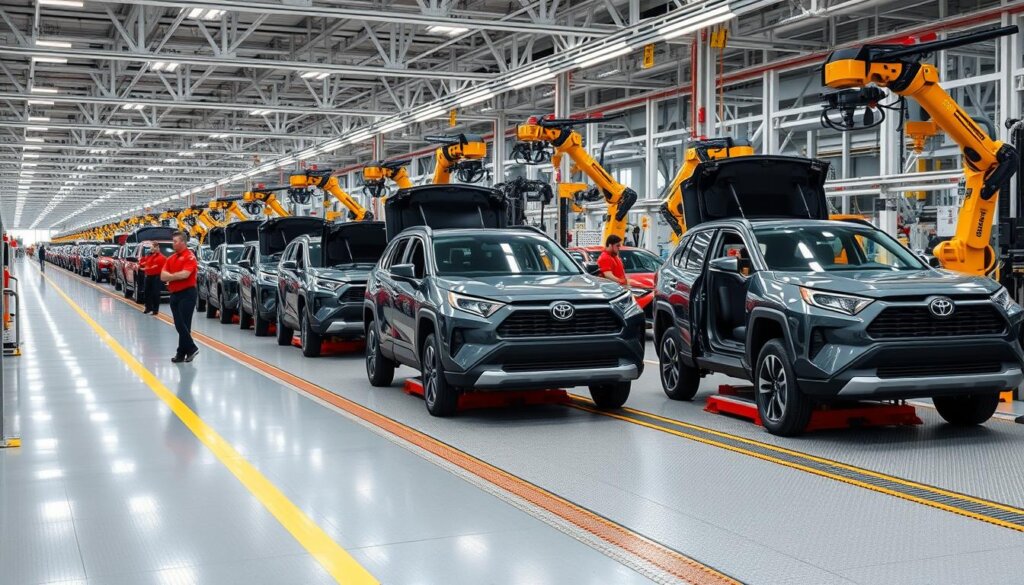 Ligne de production du Toyota RAV4 2026