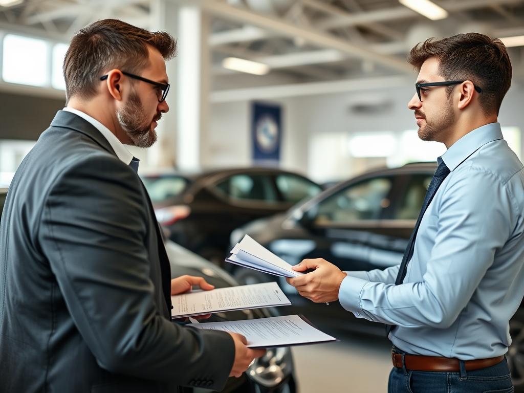 Négociation pour l'achat d'une voiture d'occasion en France