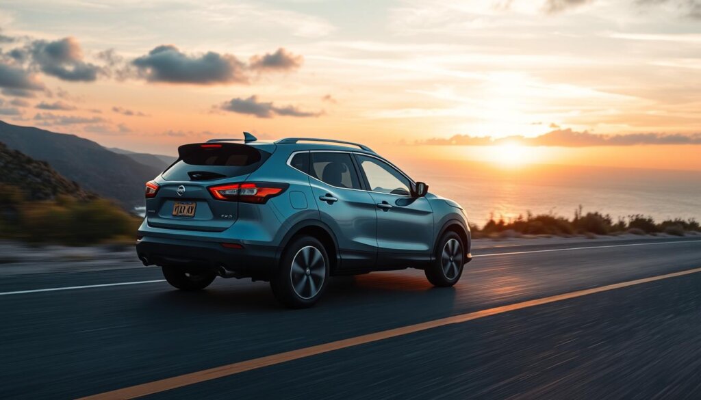 Nissan Qashqai 2026 e-Power sur route panoramique