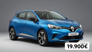 Nouvelle Renault Clio 2026 vue de face avec prix Renault Clio 2026 affiché