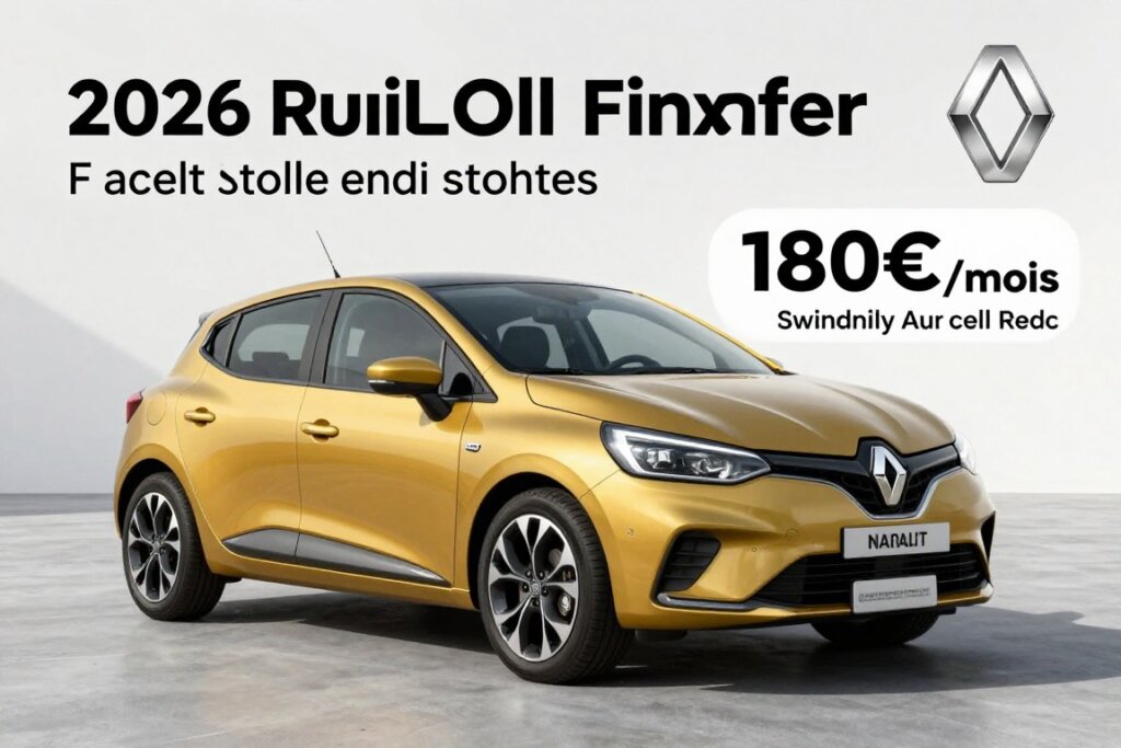 Offre de financement pour la Renault Clio 2026 avec prix Renault Clio 2026 mis en avant