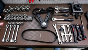 Outils nécessaires pour changer courroie de distribution Nissan Qashqai 2017