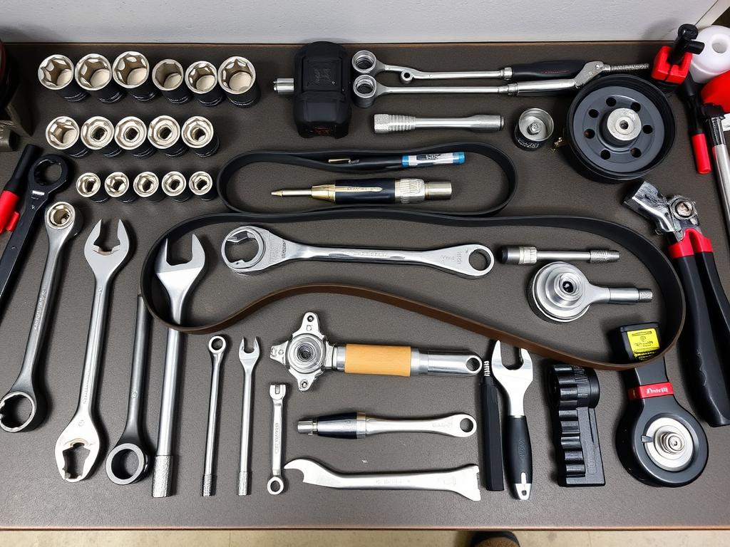 Outils nécessaires pour changer la courroie de distribution d'une BMW X5 2017