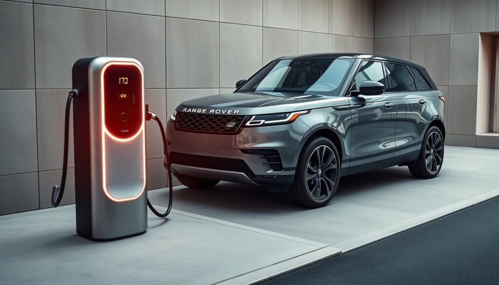 Range Rover Electric 2026 en charge