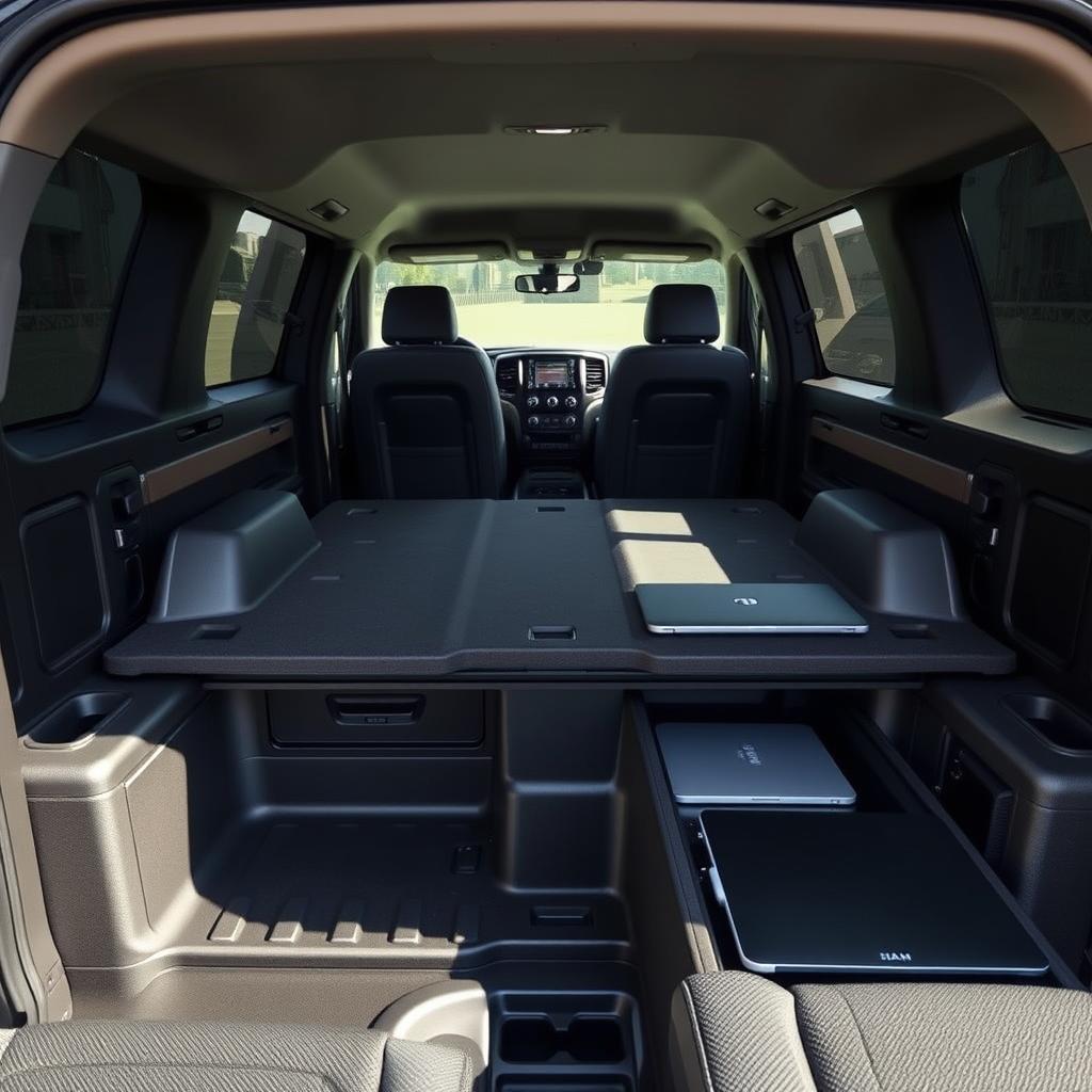 Rangements intérieurs intelligents du Dodge Ram 2026