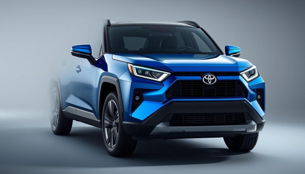 Rendu du nouveau Toyota RAV4 2026 montrant son design extérieur moderne