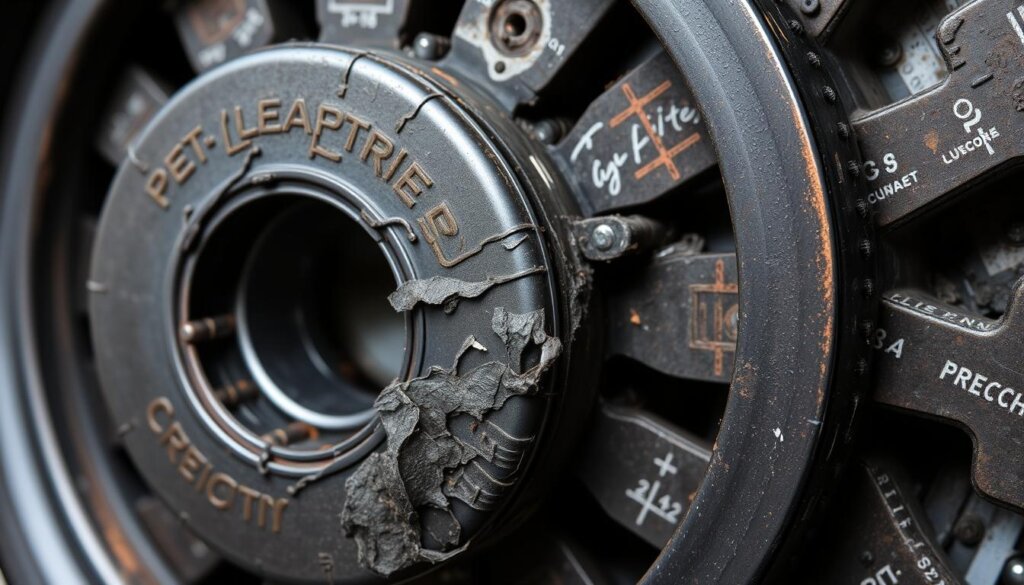 Signes visuels d'un embrayage endommagé