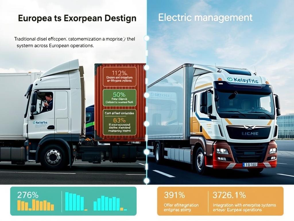 Solutions innovantes pour intégrer des camions aux grandes entreprises en Europe