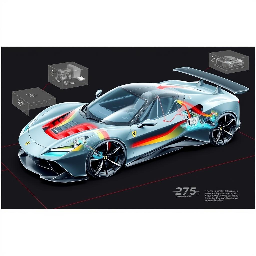 Système d'aérodynamique active Ferrari 2026