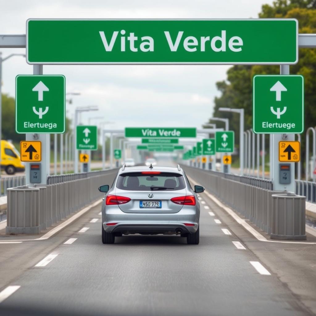 Système de péage électronique portugais Via Verde Paris Portugal