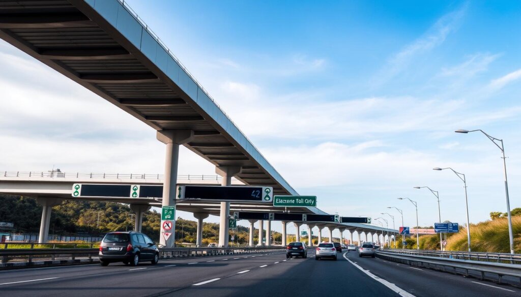 Système de péage électronique portugais sur l'autoroute Paris-Portugal