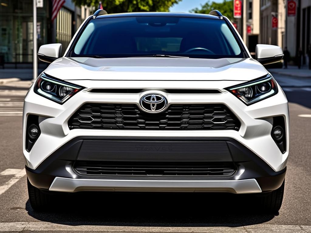 Toyota RAV4 2026 version Core avec sa calandre distinctive