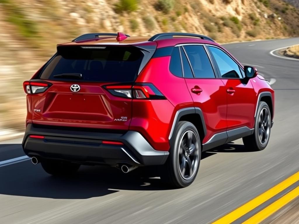 Toyota RAV4 2026 version GR Sport avec son allure sportive