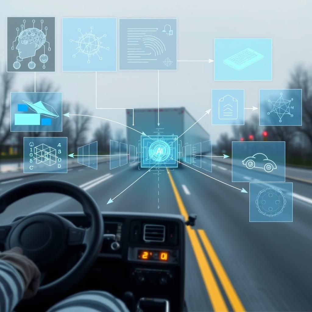 Visualisation d'algorithmes d'intelligence artificielle pour camions autonomes