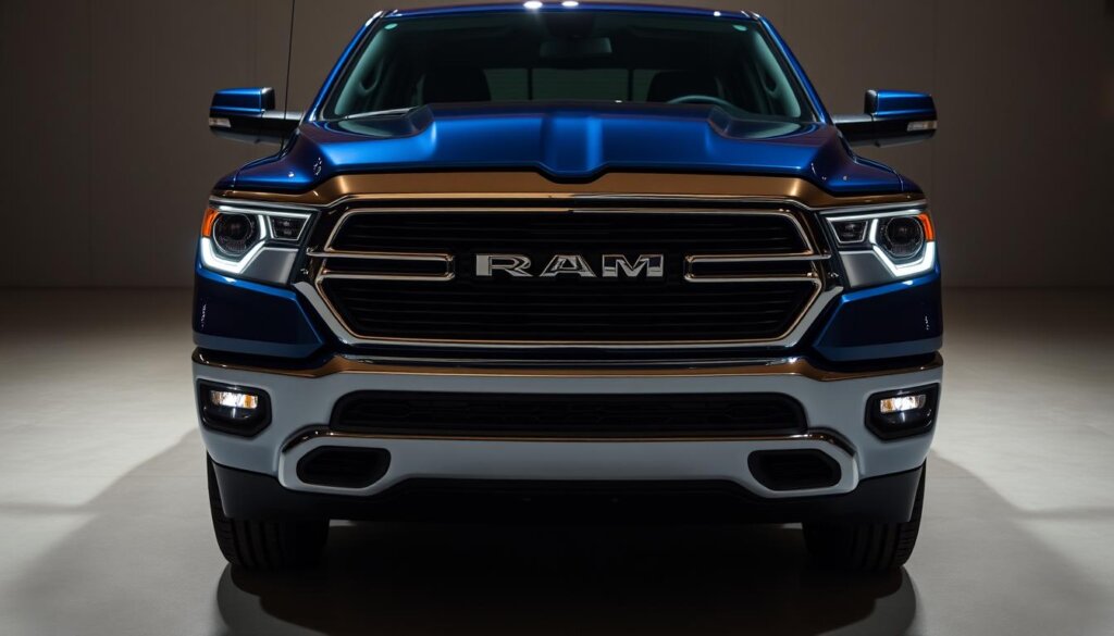 Vue extérieure du Dodge Ram 2026 montrant son design élégant et robuste