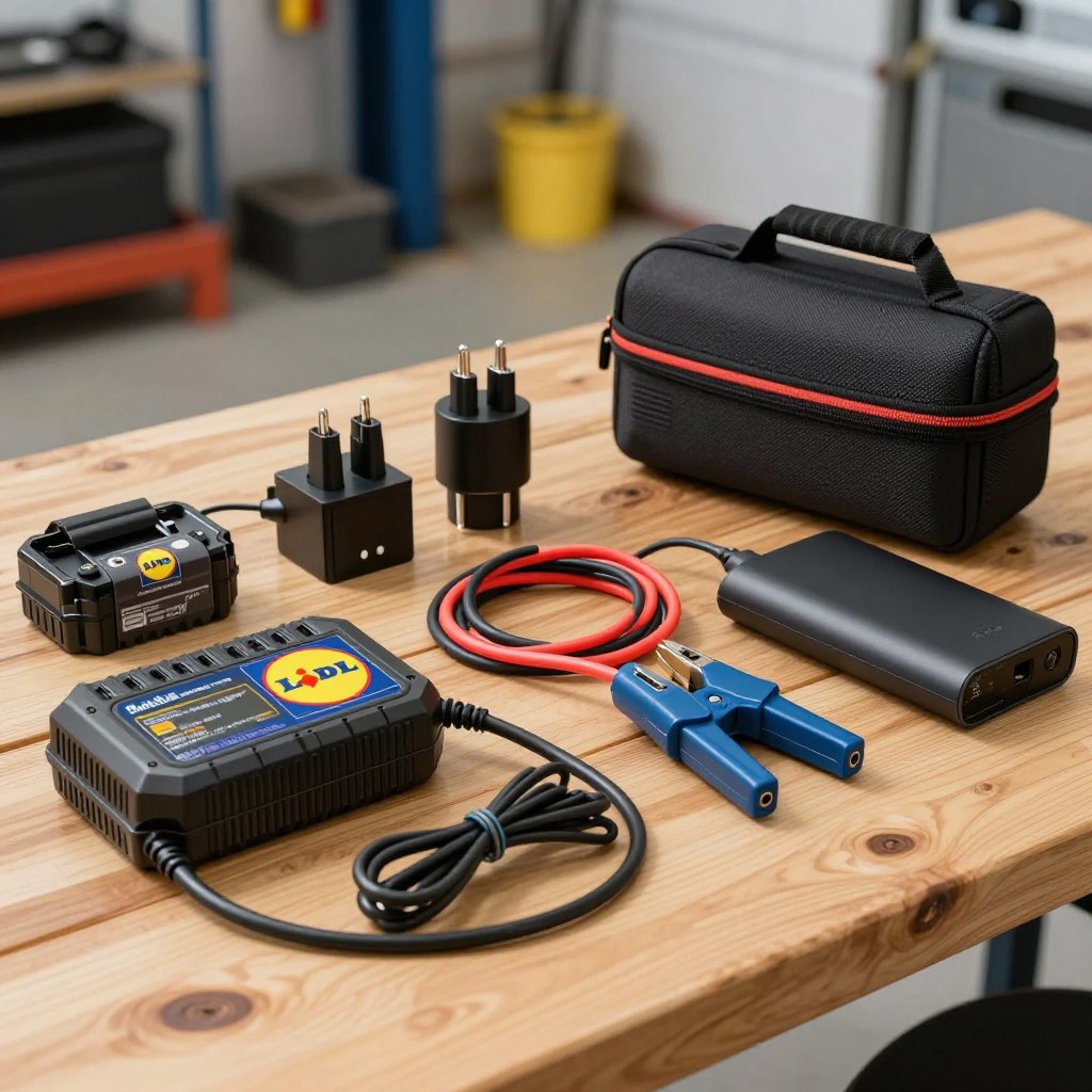 Accessoires pour booster batterie Lidl