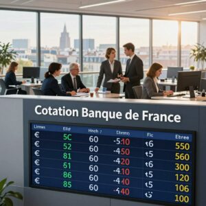 cotation banque de france