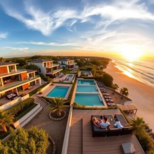 luxury beachfront villas