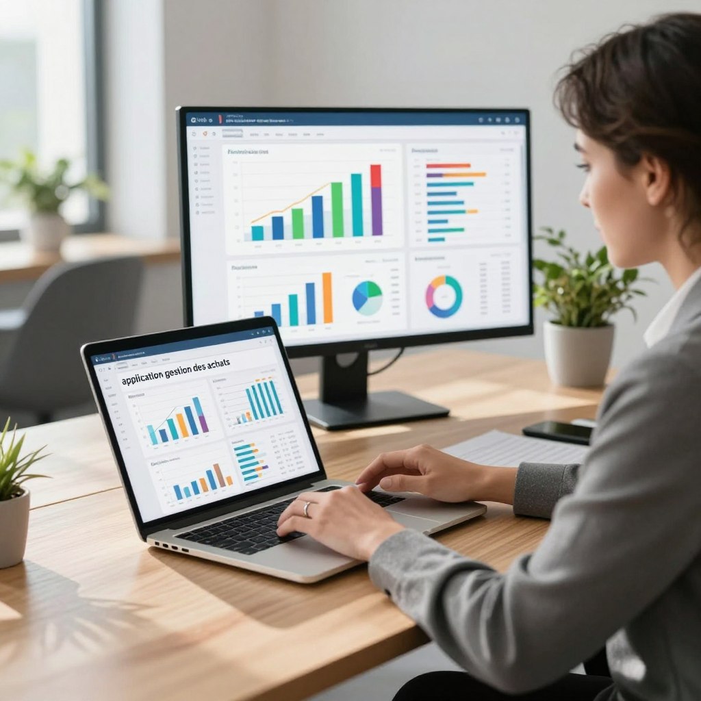 application gestion des achats