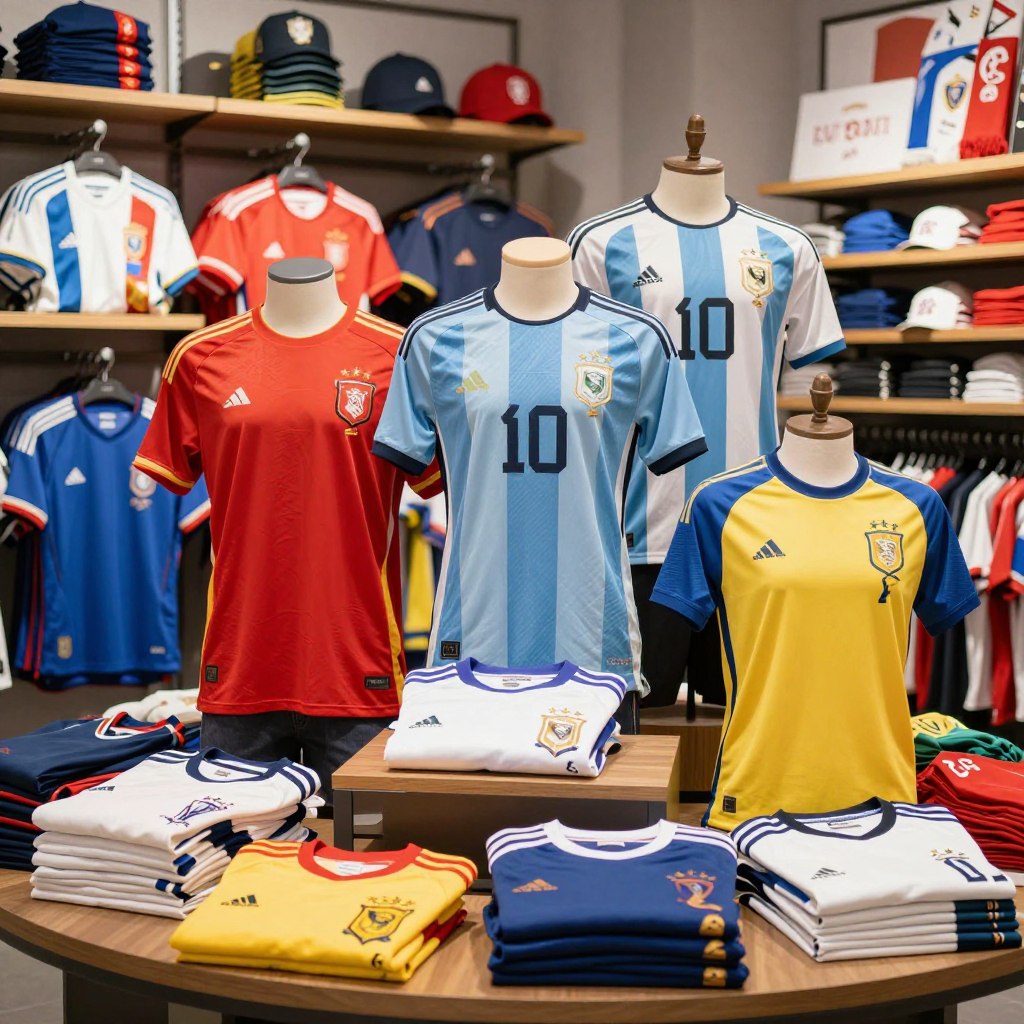 Collection maillot coupe du monde 2026