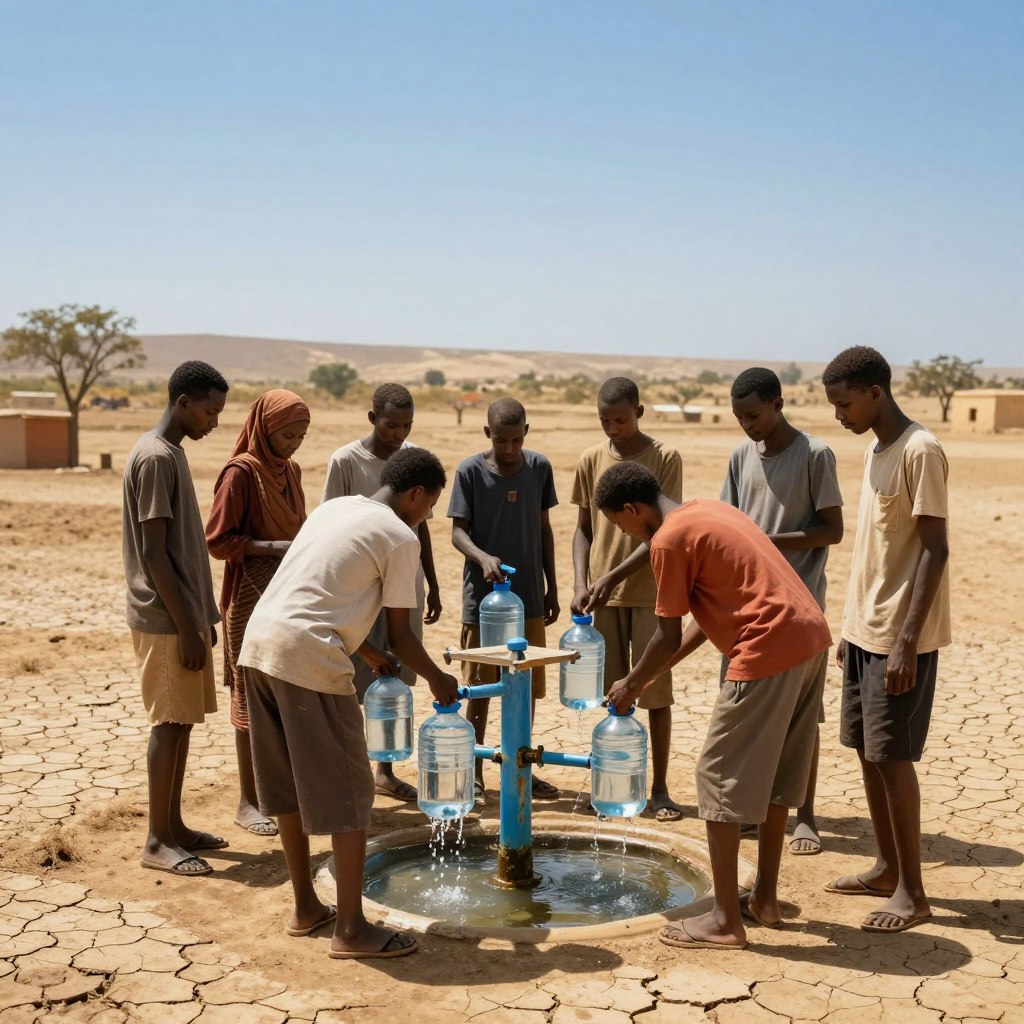 accès à l'eau en période de canicule