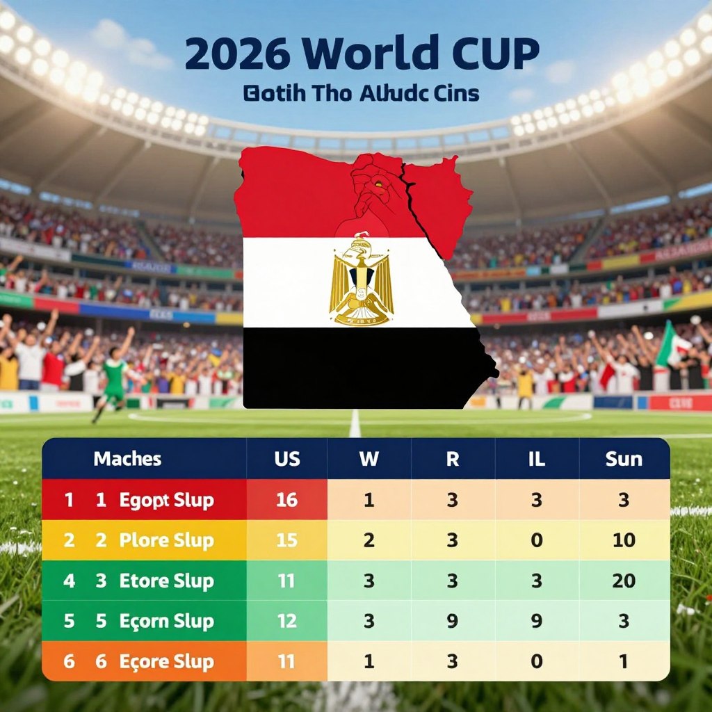 classement egypte coupe du monde 2026