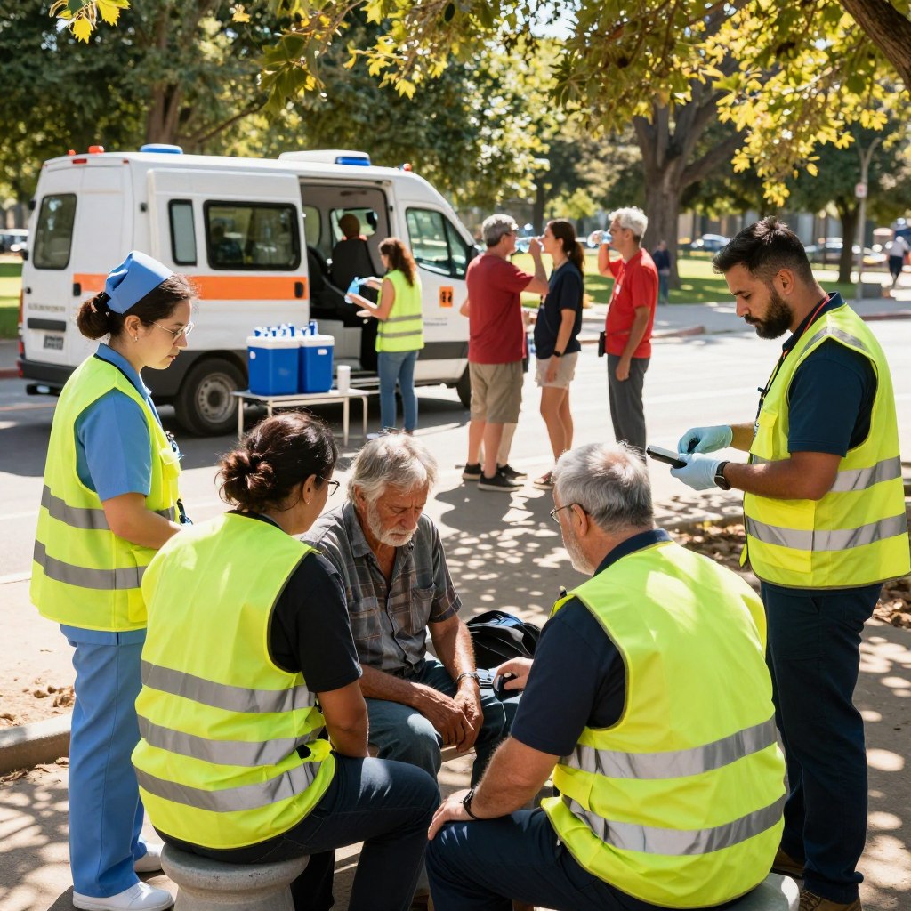 services d'urgence canicule