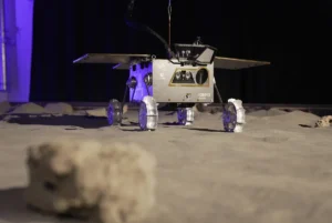 Rover Idéfix acoplado ao módulo de exploração espacial da JAXA
